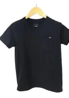 ザノースフェイスTHE NORTH FACEクルーネックTシャツ　胸ポケット　黒