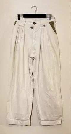 50s 片爪ジップ　ワークパンツ