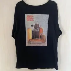 コカコーラ Coca-Cola Tシャツ 黒 XL相当