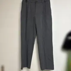 UNIQLO ユニクロ　タックワイドパンツ　グレー　Lサイズ