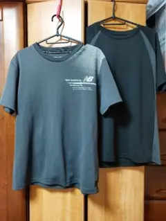 new balance◆グレー◆Tシャツ◆GUのTシャツもおまけ