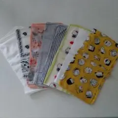 ハンカチ 8枚セット 多様なデザイン(中古)