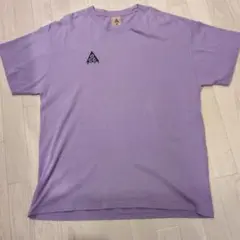 NIKE ACG パープル Tシャツ Lサイズ　刺繍ロゴ