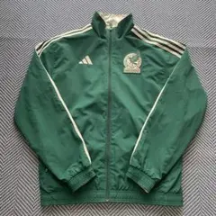 L 美品 used adidas メキシコ代表 リバーシブル アンセムジャケット