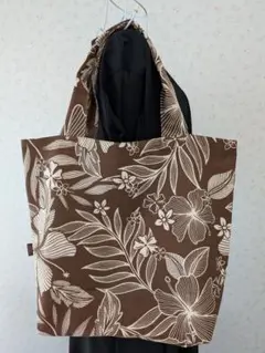 HAWAIIよりお取り寄せ生地　大きめトートバッグ