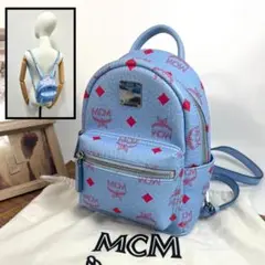 2025年最新】mcm リュック ブルーの人気アイテム - メルカリ