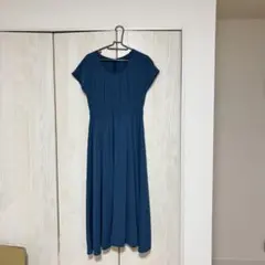美品RATON ロングワンピース Mサイズ 美品 青系