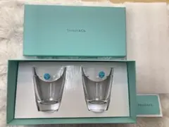 【未使用ティファニー】Tiffanyペアグラス 2個セット