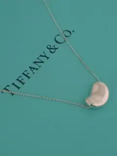 美品 TIFFANY ティファニー ビーン シルバーネックレス