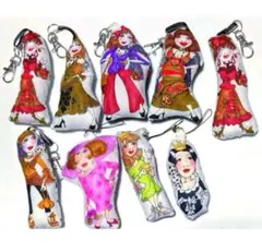 ロラライハリス　ストラップ　マスコットチャーム　ハンドメイド