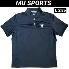 【美品】MU SPORTS レディース 半袖ポロシャツ サイズ40