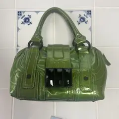 JUST CAVALLI グリーン ハンドバッグ　　希少