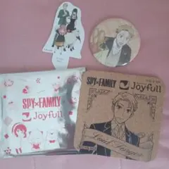 SPY×FAMILY Joyfull コースター・オマケ・缶バッジ(ロイド)3点