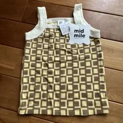 mid mile 幾何学模様 タンクトップ むくぞー