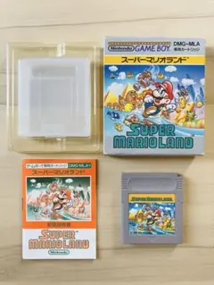 ゲームボーイ GB スーパーマリオランド 箱説付き 任天堂 銀箱 良品