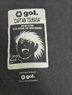 【✨お買い得✨】gol.キャプテン翼コラボ　アニメTシャツ ブラック