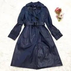 美品✨ユナイテッドアローズ トレンチコート 38 ネイビー ライナー付き
