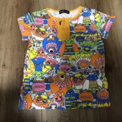 Hungry heart カラフルモンスター柄 Tシャツ 110