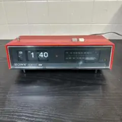 【レトロ】希少　パタパタ時計付きラジオ　SONY  DIGITAL  24 希少 SONY レトロ パタパタ時計 デジタルラジオチューナー付き