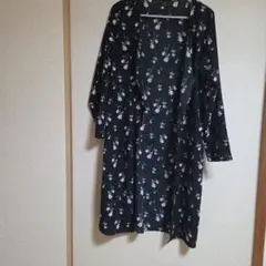 花柄ロング羽織
