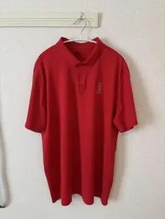 NIKE GOLF DRI-FIT 赤 ポロシャツ XL