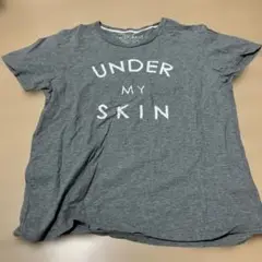 UNDER MY SKIN グレー Tシャツ美品