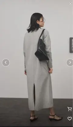 salon Adam et rope スプリットレザーミドルトートバッグ