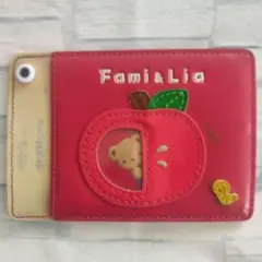 Familia・赤いリンゴデザイン ・パスケース