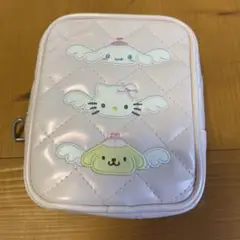 サンリオキャラクターズ キルティングポーチ　夢みるエンジェルシリーズ メロクロ