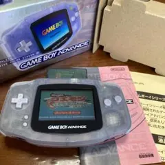 Nintendo ゲームボーイアドバンス本体　箱　取扱説明書　ミルキーブルー