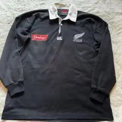 【美品】カンタベリー オールブラックス スタインラガーラグビージャージ　90's