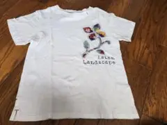 アジアンランドスケープ刺繍Tシャツ