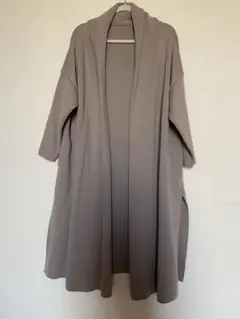 ミューズドゥーズィエムクラス スムースニットガウンコート