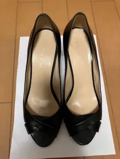 JONAK Paris オープントゥパンプス 黒 サイズ39