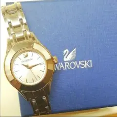 SWAROVSKI スワロフスキー 腕時計 シルバー アレグリア 稼働中