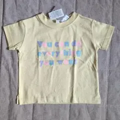 新品タグ付き イエロー Tシャツ 半袖