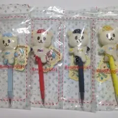 HamburGirl ぬいぐるみペン 4色セット