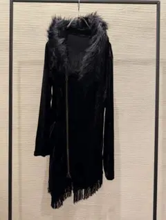 00s civarize japanese label fur hoodie