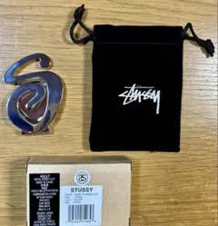 Stussy Swirly S Money Clip Silver Men's - SS25 - US