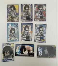 鬼滅の刃　伊黒小芭内　カード　ステッカー　セット