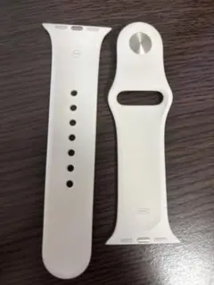 純正品　Apple Watch シリコンバンド ホワイト　40mm S/M