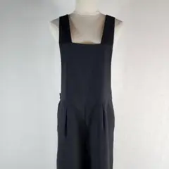 【E hyphen world gallery PEACE】サロペット 黒 F