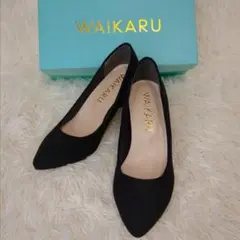 美品　WA!KARU パンプス　22.5 箱有り