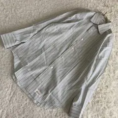 《良品》 Christian Dior カッターシャツ ベージュ ストライプ