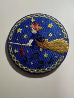 ジブリ　どんぐり共和国　魔女の宅急便　　キキ　刺繍ブローチコレクション 缶バッジ