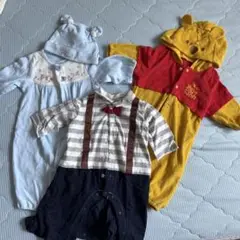 ベビー服 3点セット ロンパース・カバーオール