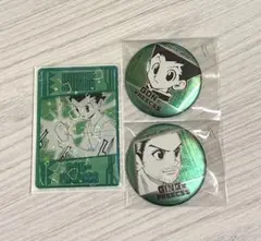 HUNTER×HUNTER デコレクション 缶バッジ クリアカード ゴン ジン