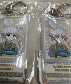 わんだふるぷりきゅあ！ マルイ 兎山大福 チケット風キーホルダー　2個セット