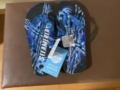 新品未使用　男の子　24㎝　青　水色　海　ビーチサンダル