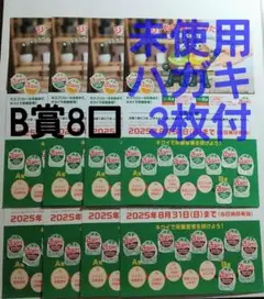 ゼスプリ 2025 B賞8口 シール80枚 未使用ハガキ3枚付☆懸賞応募